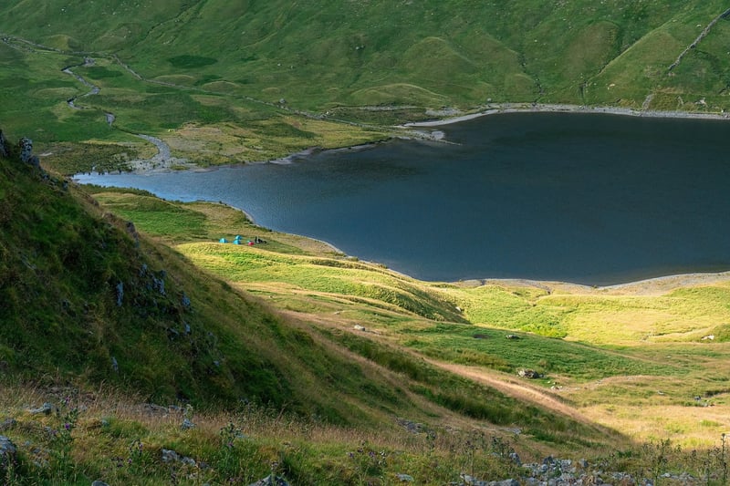 Camping Tent by the Lake
